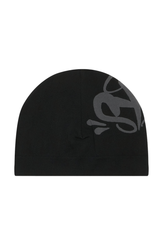 syna black skull hat