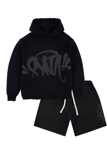 syna world hoodie and shorts