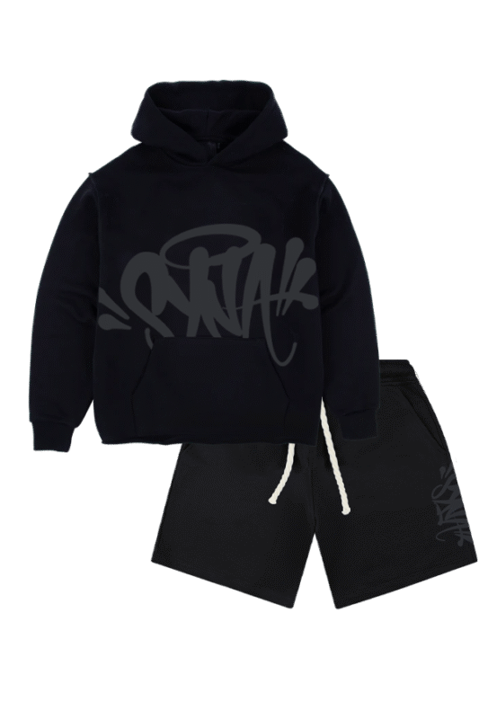 syna world hoodie and shorts
