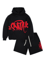 syna world hoodie and shorts