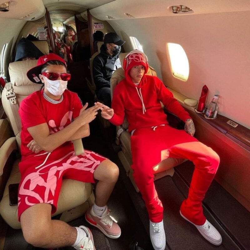 syna world tracksuit red