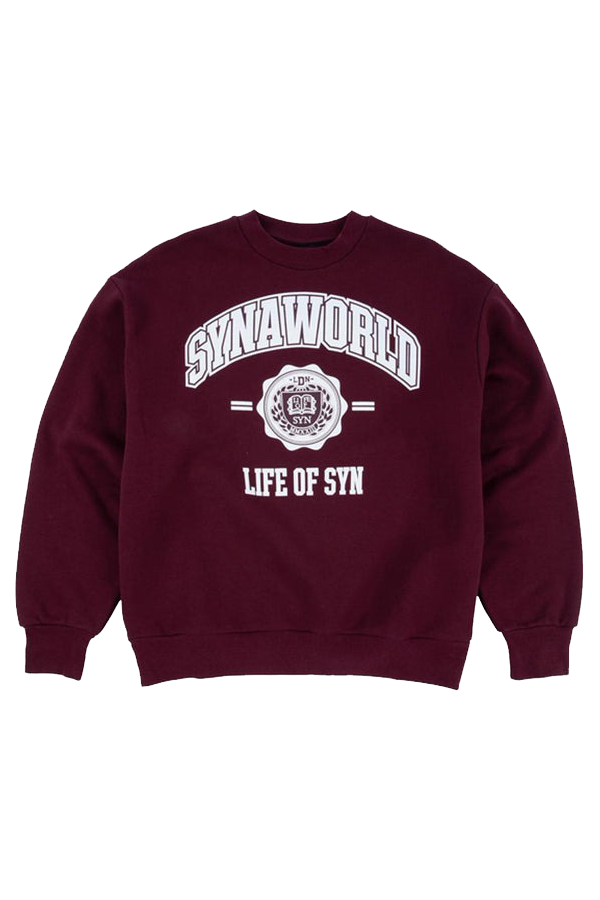 syna-world-life-of-syn-sweatshirts-burgundy syna world lif of syn sweatshirts