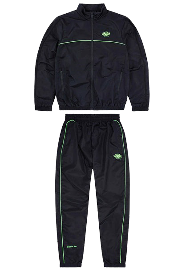syna-world-shell-tracksuit-black-green syna world shell tracksuit