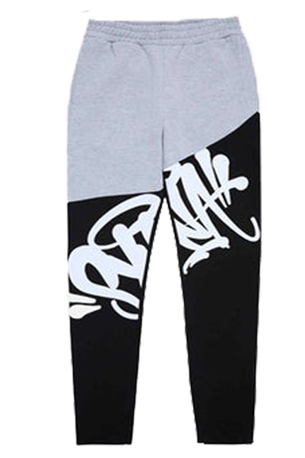 syna-world-slice-syna-logo-sweatpants-grey-black syna world slice syna sweatpants