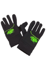 syna gloves balck and neon green