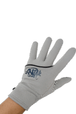 syna gloves grey and black